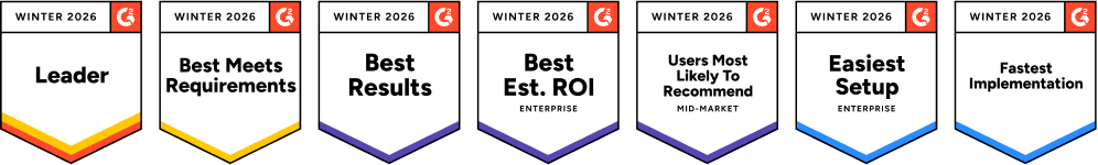 G2 Winter 2026 Badges