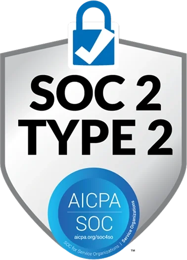 Distintivo AICPA SOC 2 Tipo 2
