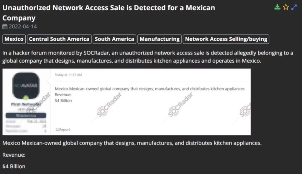 The Week in Dark Web – 12 October 2022 – Access and Database Sales