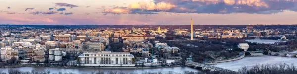 Being the federal government's center makes Washington DC become a cyber security hub.