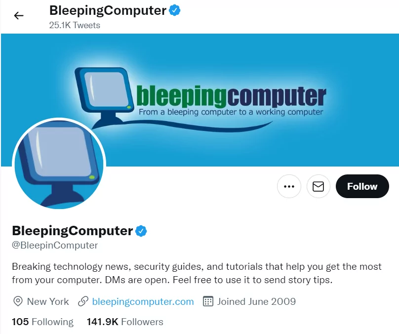 BleepingComputer always gives you the latest news.