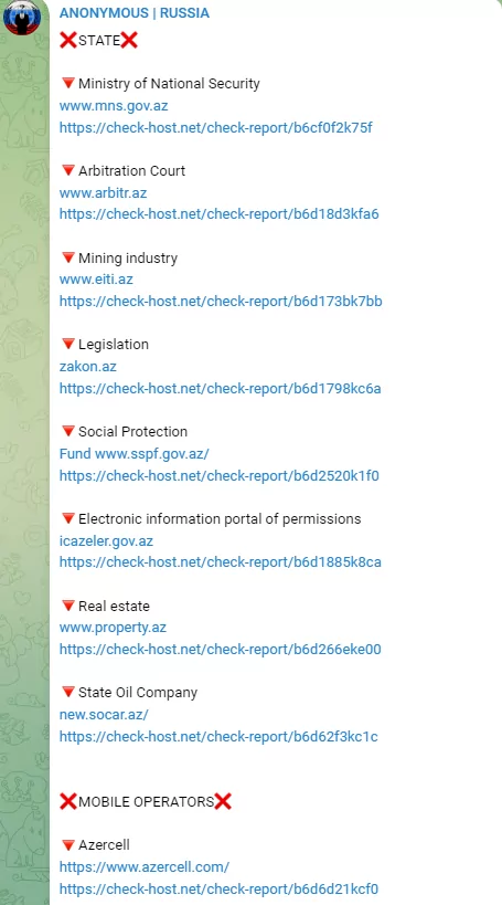 Anonymous Russia's victim list.