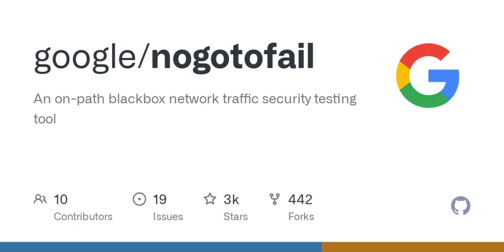 Nogotofail is a network security testing tool designed to help developers and security researchers.