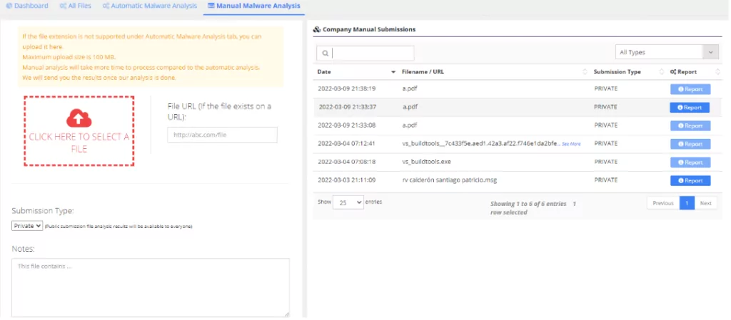 Find if there are any suspicious files in your network.