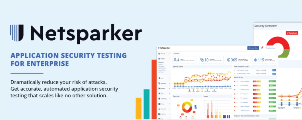 Netsparker automatically scans custom web applications for Cross-Site Scripting (XSS), SQL Injection, and all types of vulnerabilities.