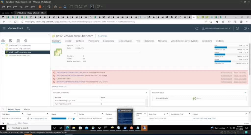 Uber intranet portal