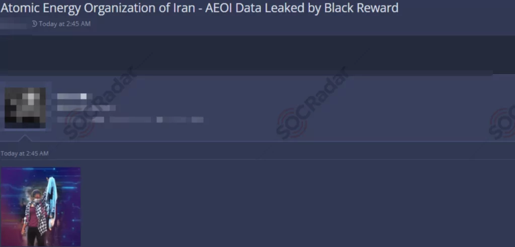 Figure 1, the SOCRadar Dark Web team spotted the leaks in hacker forums. 