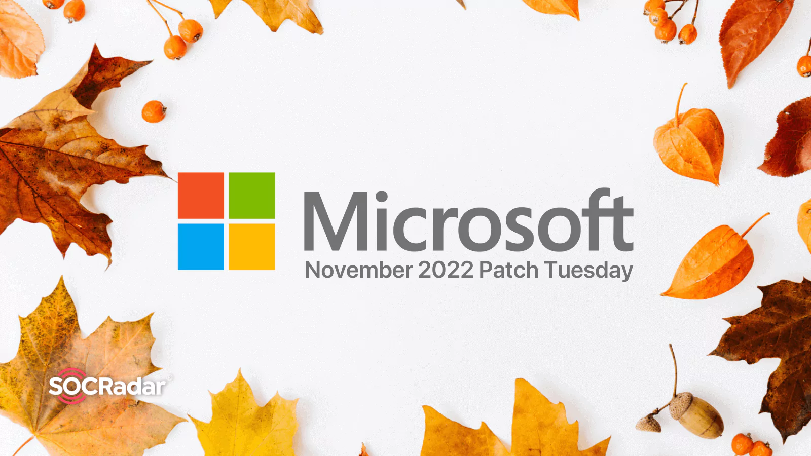 SOCRadar® Cyber Intelligence Inc. | Microsoft November 2022 Patch Tuesday Fixed 11 Critical Vulnerabilities and 6 Zero-Days