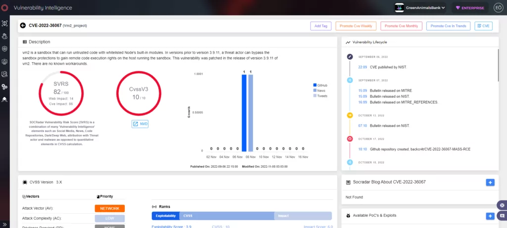 You can find more details about SandBreak vulnerability on SOCRadar platform.