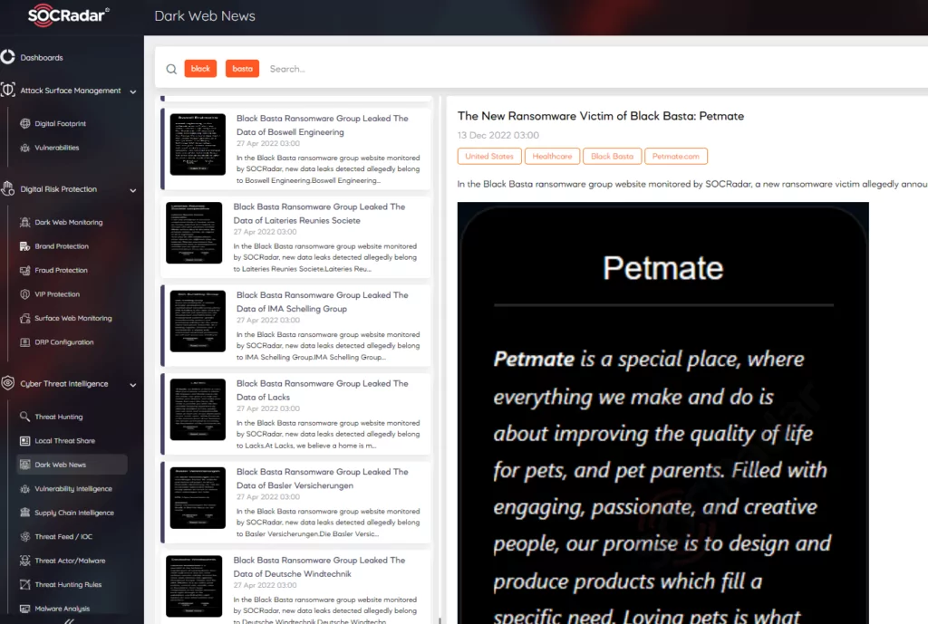 Dark Web Profile: Black Basta Ransomware - SOCRadar