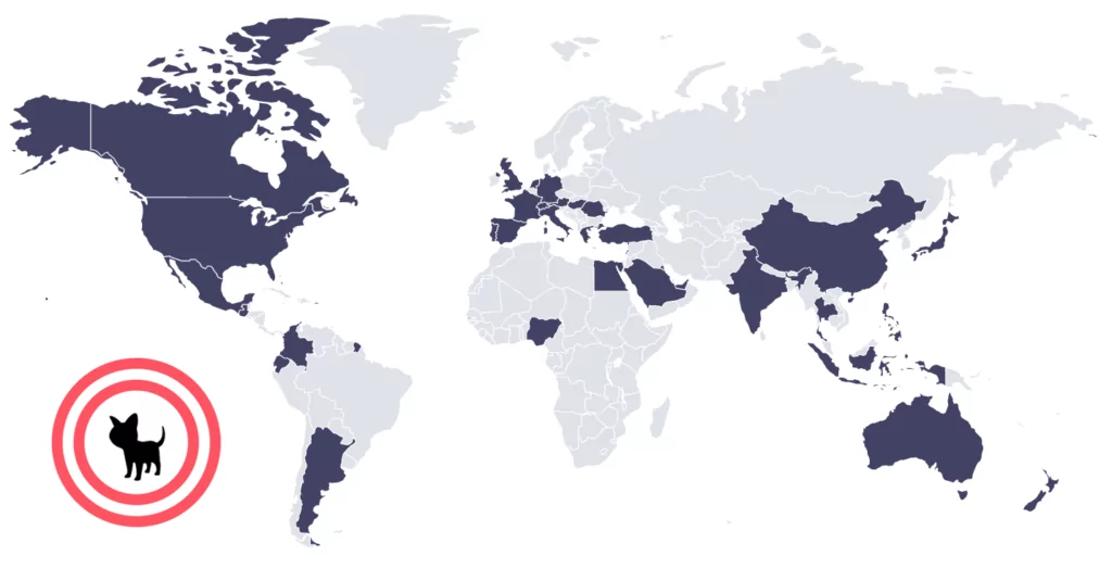 Affected countries by BlackCat (Source: SOCRadar)