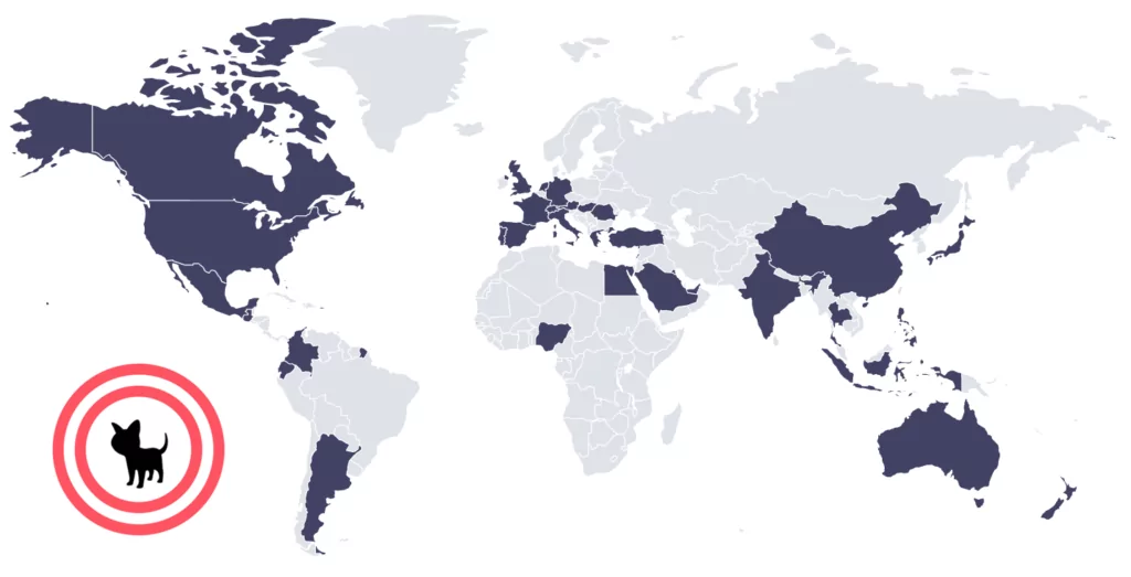 Países afectados por BlackCat (Fuente: SOCRadar)