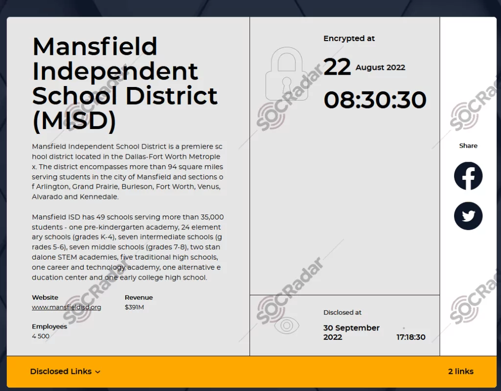 mansfield independent school district attack