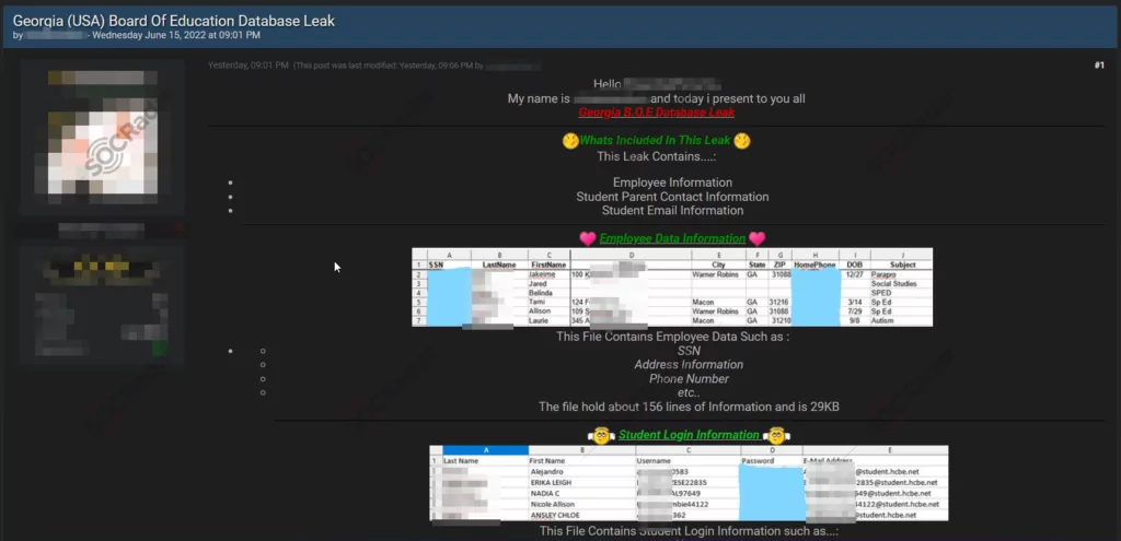 educational institutions data breaches