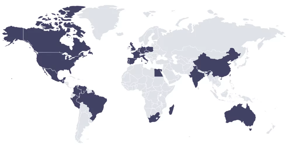 Countries Affected by 8Base Ransomware (Source: SOCRadar)
