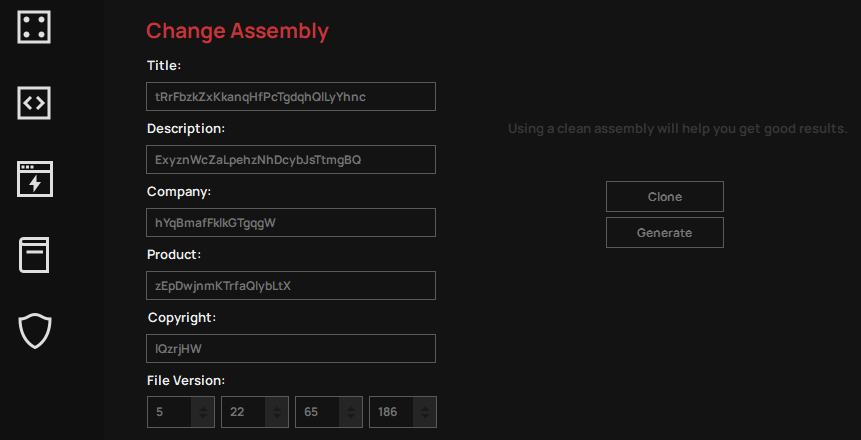 FUD Crypter assembly change window