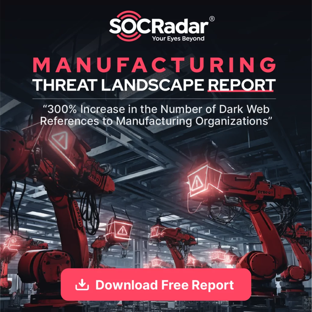 Manufacturing Industry Threat Landscape Report
