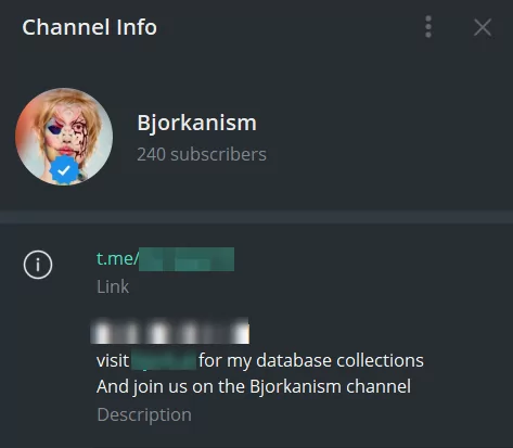 Figure 10. Bjorka’s Telegram channel which is actively used by the threat actor itself