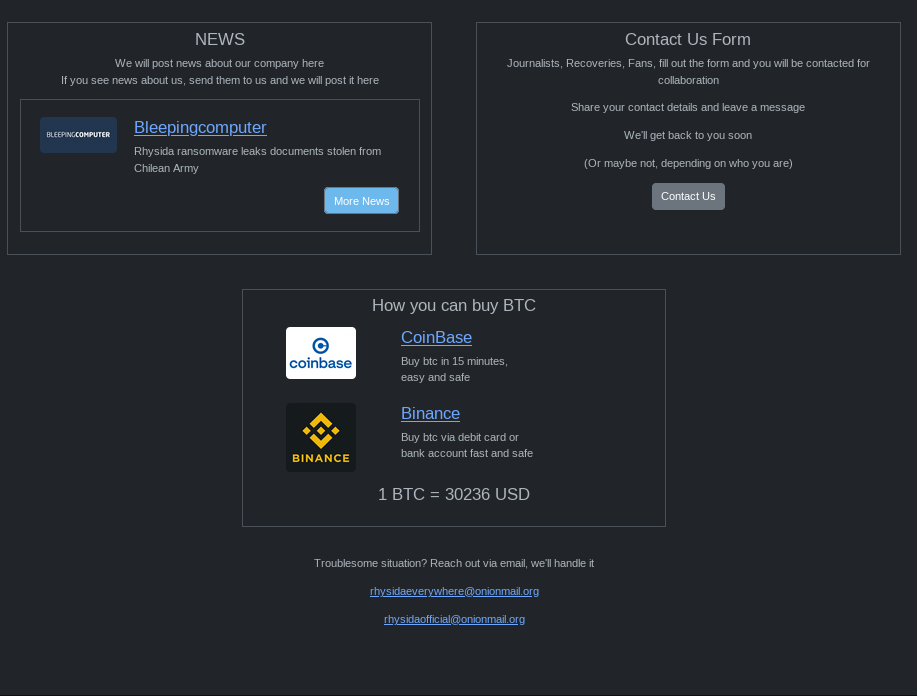 Fig. 9. TOR page footer