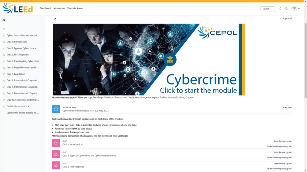 Figure 2: USDoD claiming successful access to CEPOL (DataBreaches)