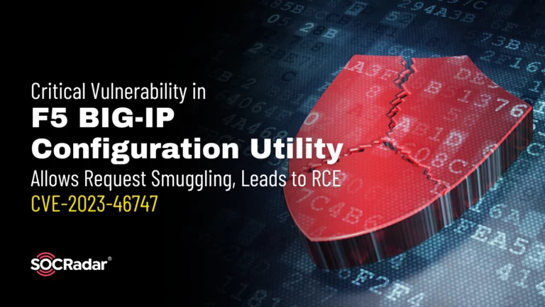 Critical Vulnerability in F5 BIG-IP Configuration Utility Allows Request Smuggling, Leads to RCE: CVE-2023-46747
