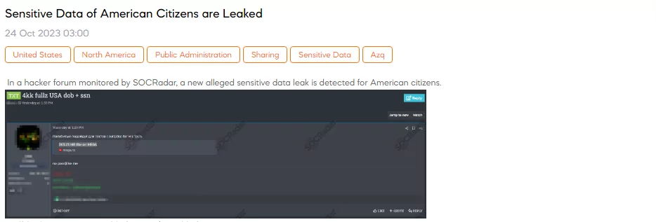 Sensitive Data of American Citizens are Leaked, airline