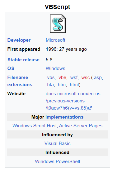 VBScript (Wikipedia)