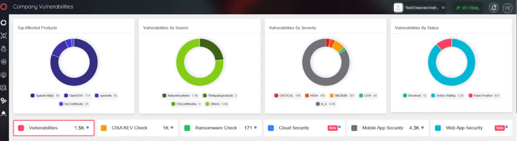 Attack Surface Management - Company Vulnerabilities