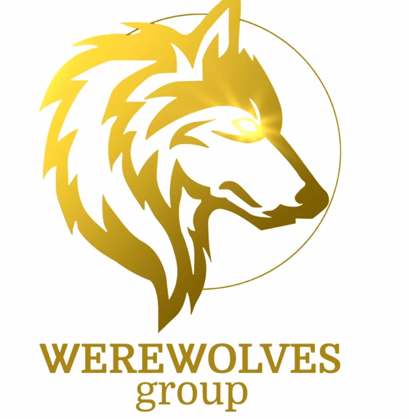 Logotipo de hombres lobo en su sitio de filtración