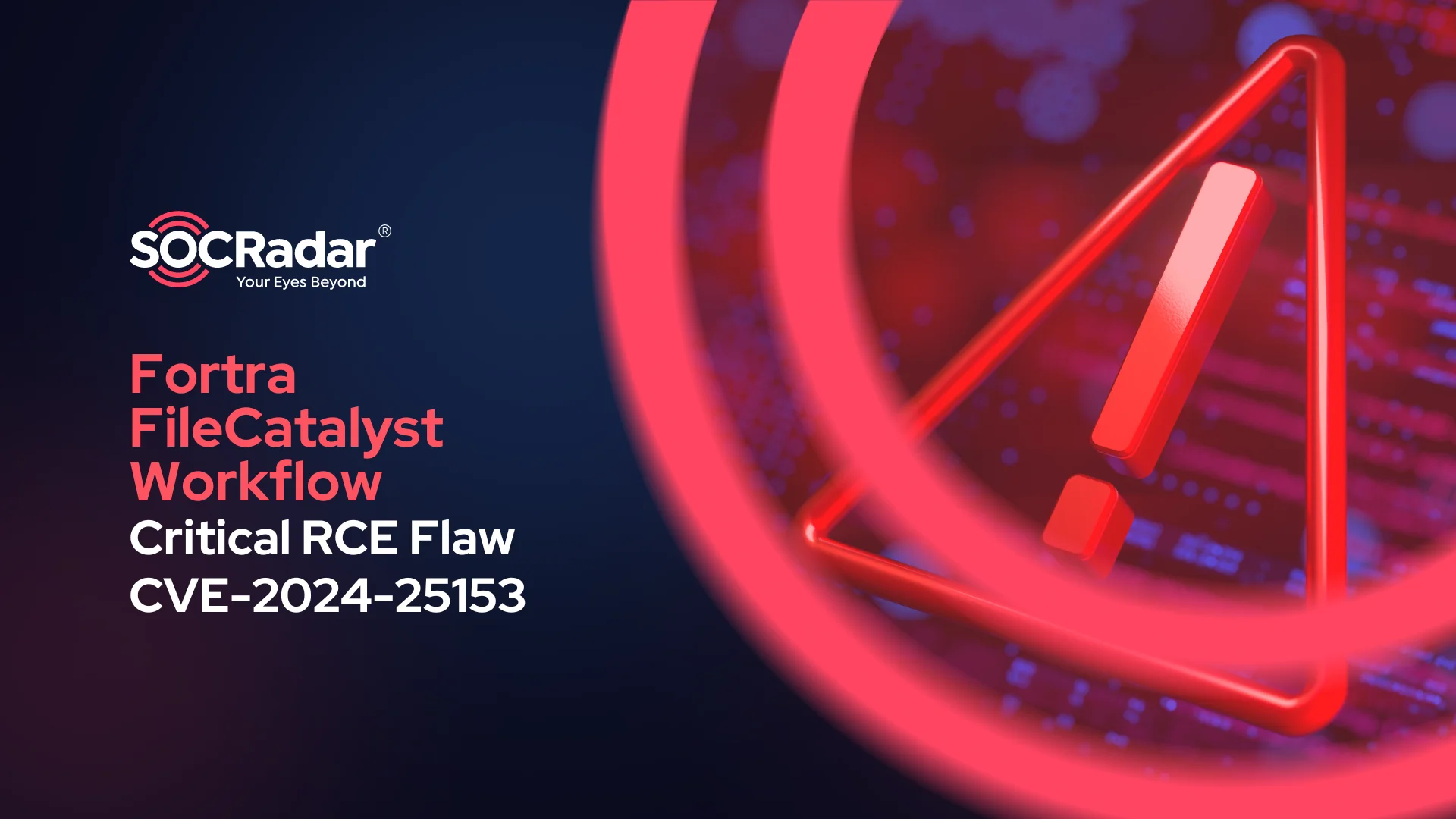 SOCRadar® Cyber Intelligence Inc. | Critical RCE Vulnerability in Fortra FileCatalyst Workflow Threatens File Transfer Security (CVE-2024-25153)