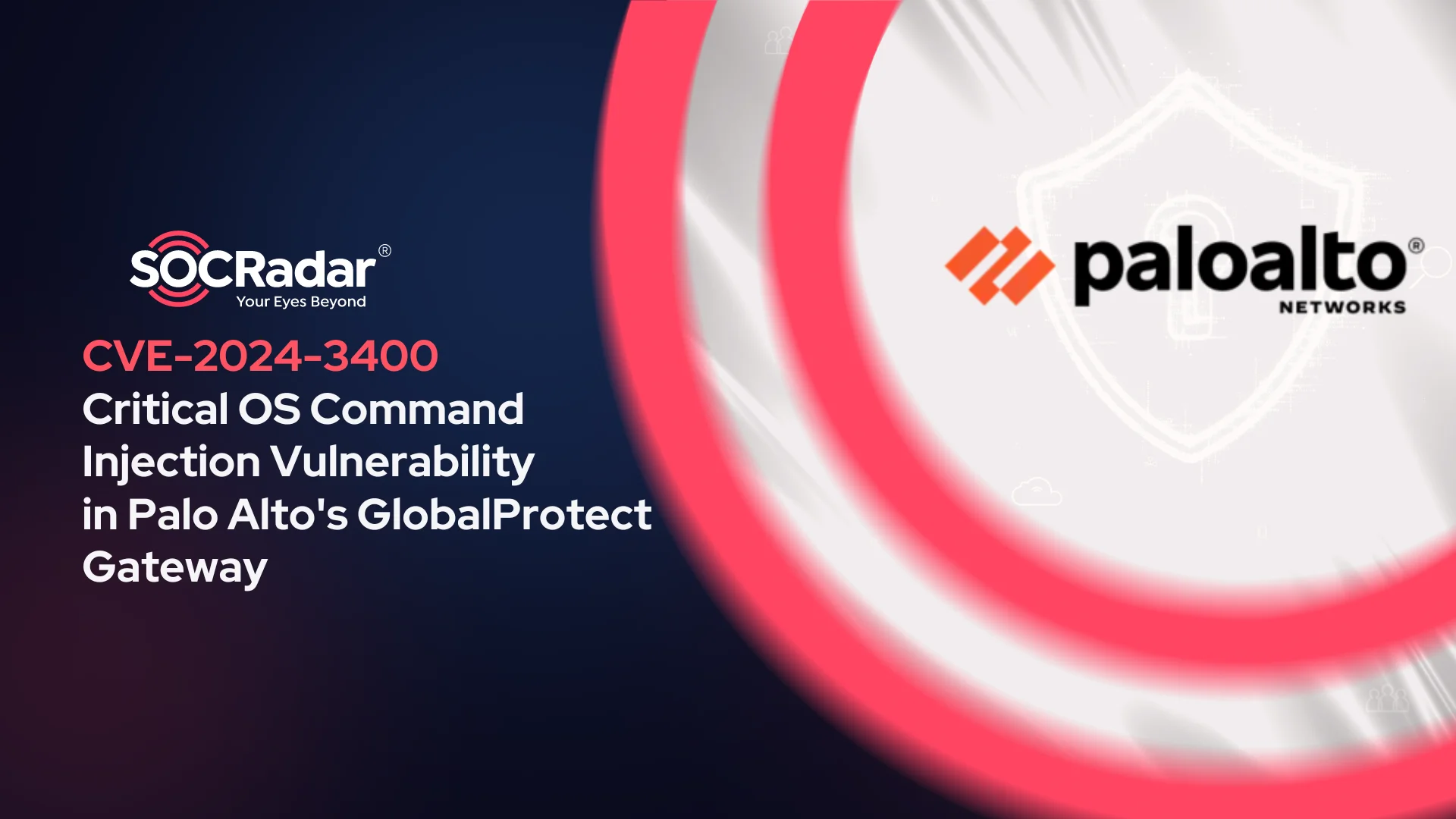 SOCRadar® Cyber Intelligence Inc. | Critical OS Command Injection Vulnerability in Palo Alto’s GlobalProtect Gateway: CVE-2024-3400. The patch is not available yet.