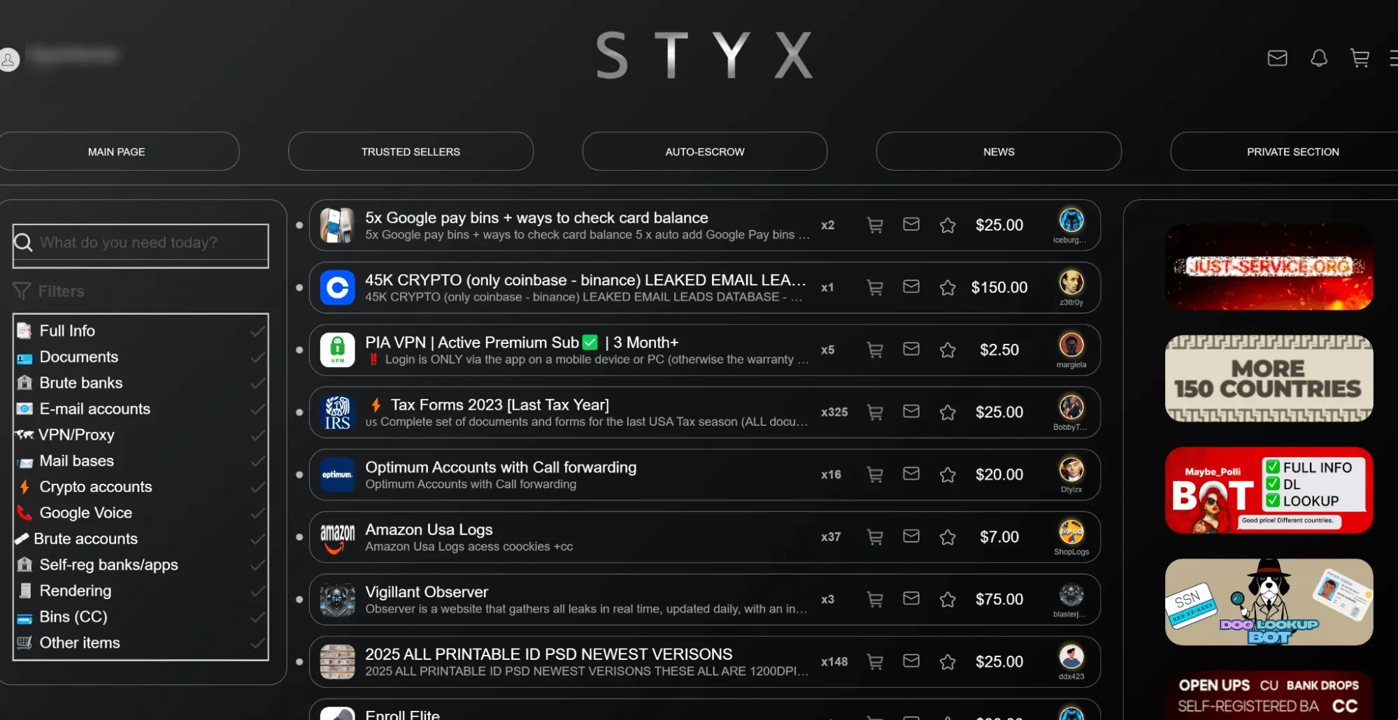 STYX Market