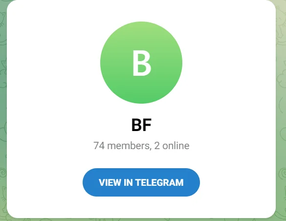 Most recent Telegram channel