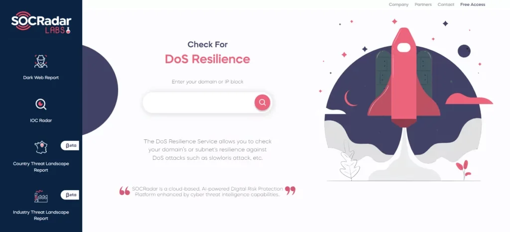 SOCRadar DoS Resilience Module