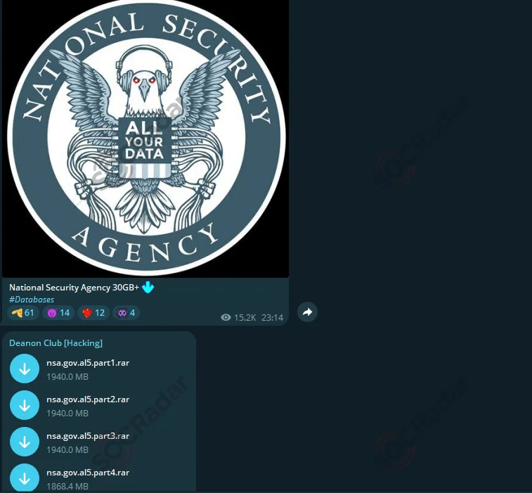 Deanon Club Leaks Data Allegedly Belonging to the NSA