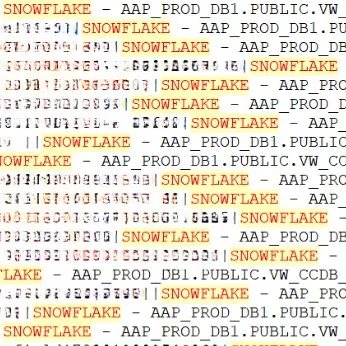 References to SNOWFLAKE in the stolen data (@H4ckManac on X)