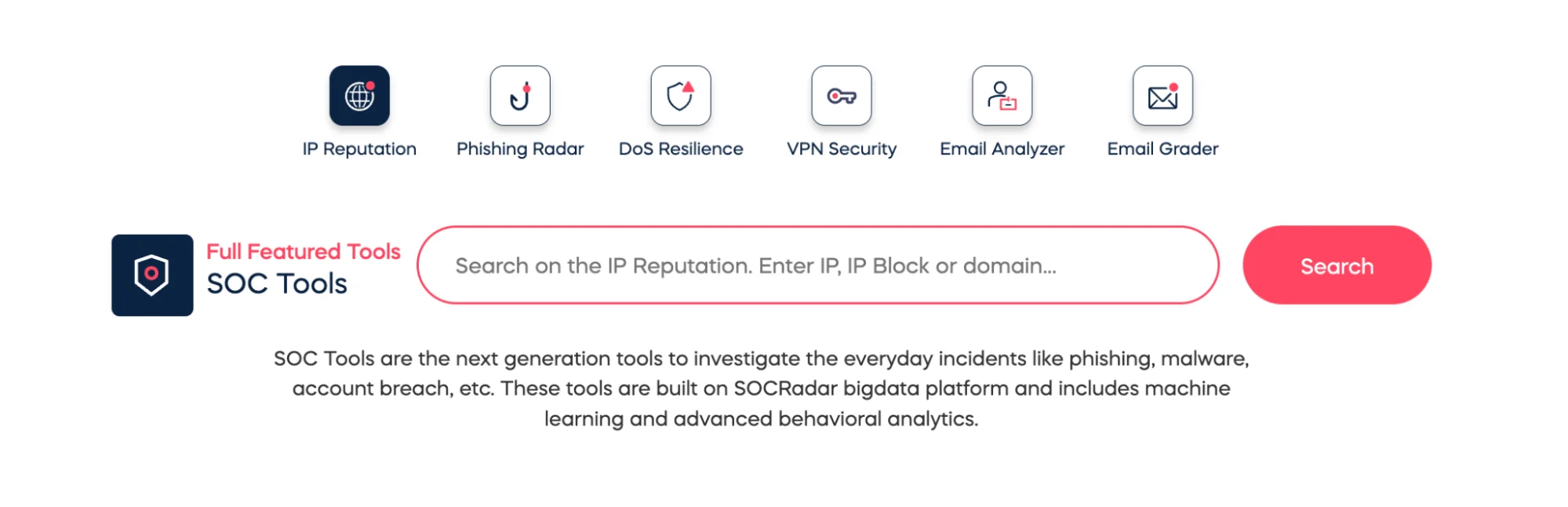 Free tools from SOCRadar Labs
