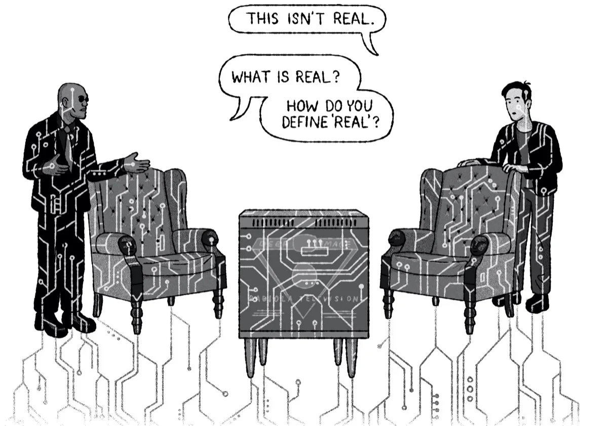 “What is real?” referencing “The Matrix” movie - Source: arstechnica