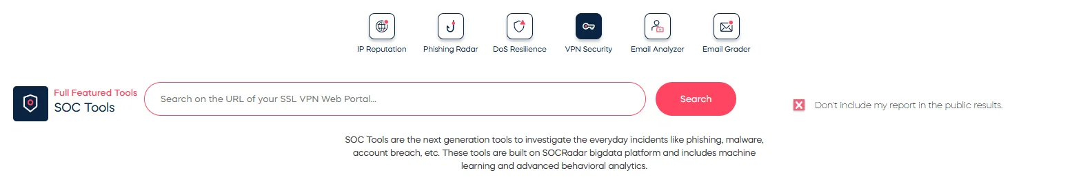 Explore SOCRadar’s VPNRadar on SOCRadar LABS for a comprehensive evaluation of your VPN security today.