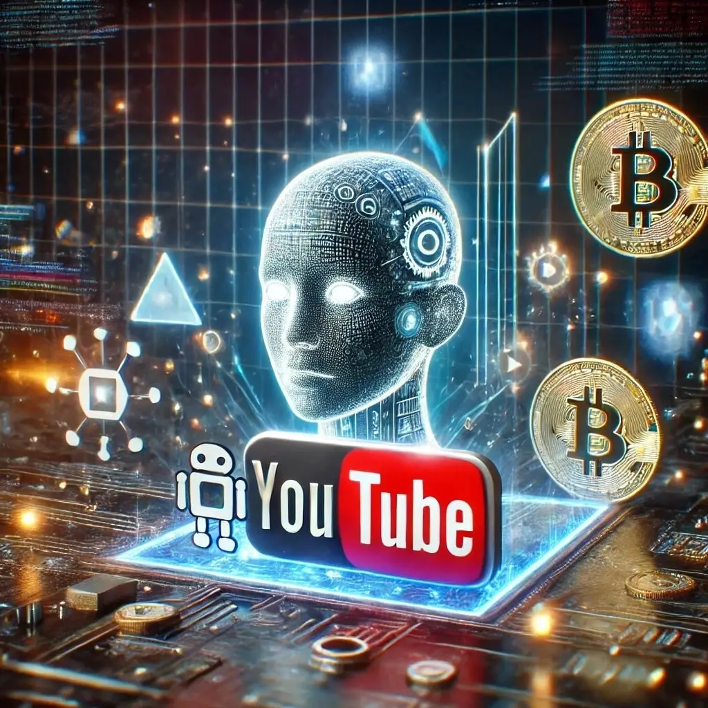 AI Illustration of crypto scam in YouTube