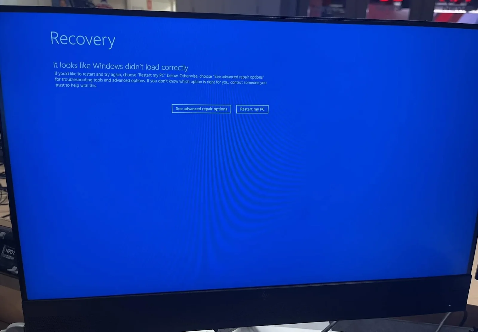 BSOD caused by CrowdStrike agent, (Source: X)