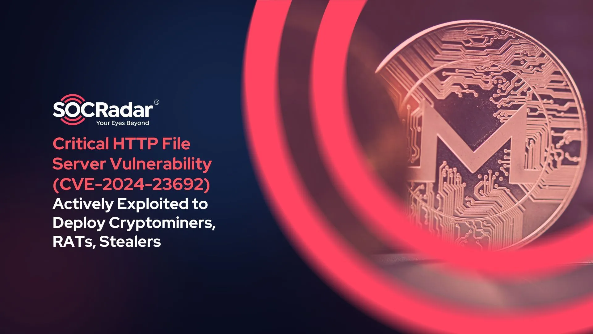 SOCRadar® Cyber Intelligence Inc. | Critical HTTP File Server Vulnerability (CVE-2024-23692) Actively Exploited to Deploy Cryptomining Malware, RATs, Stealers