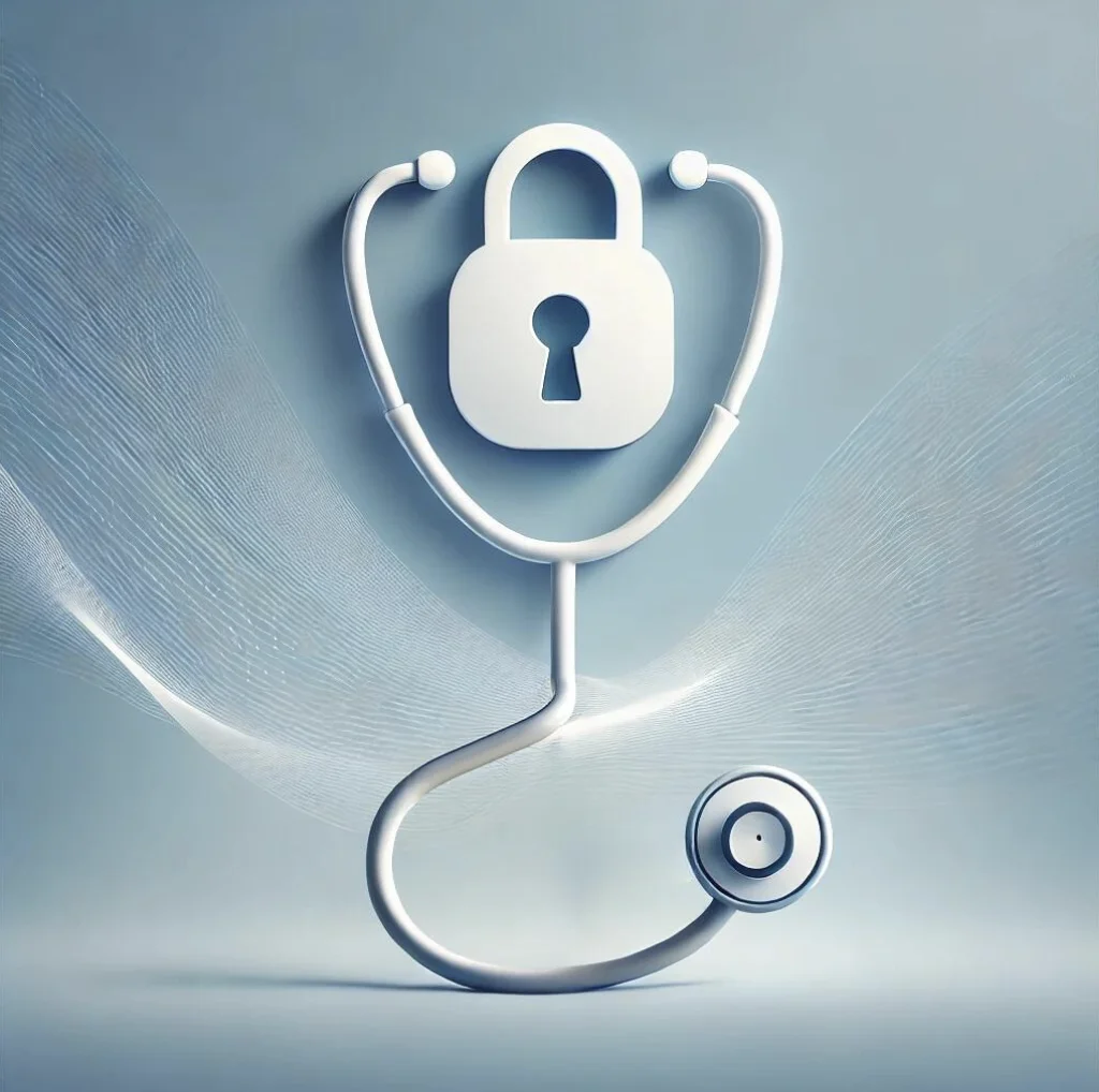 An illustration of “Healthcare Cybersecurity” by DALL-E