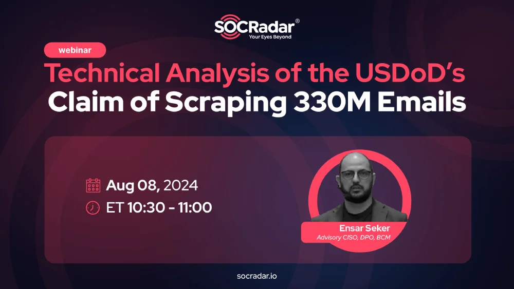 SOCRadar’s Response to the USDoD’s Claim of Scraping 330 Million Emails