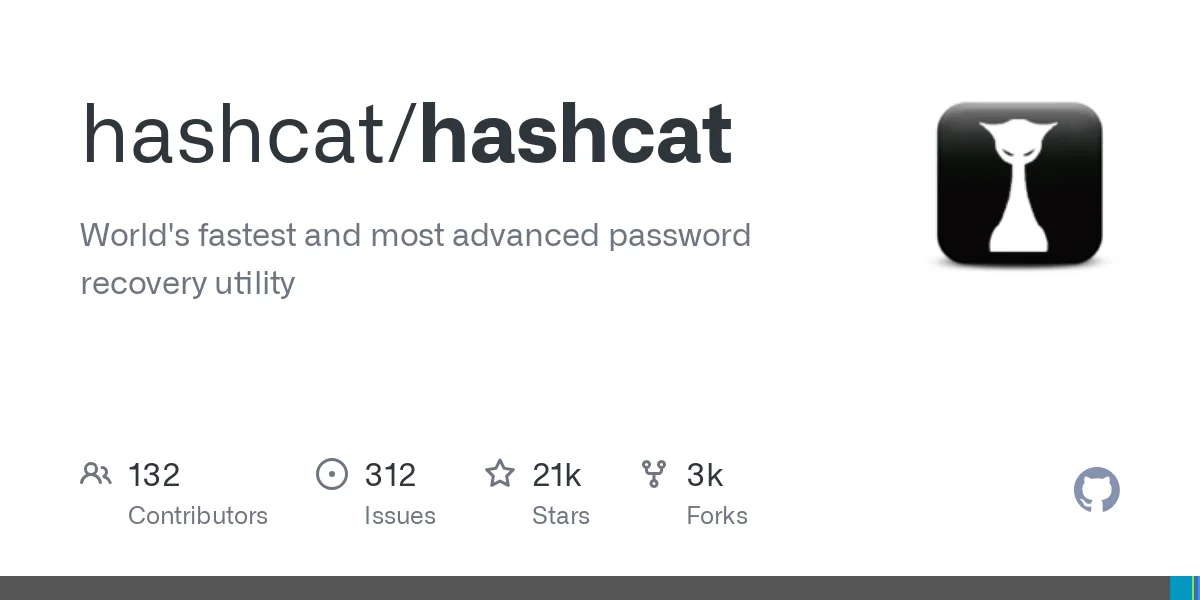 Hashcat, the fastest password recovery and cracking tool