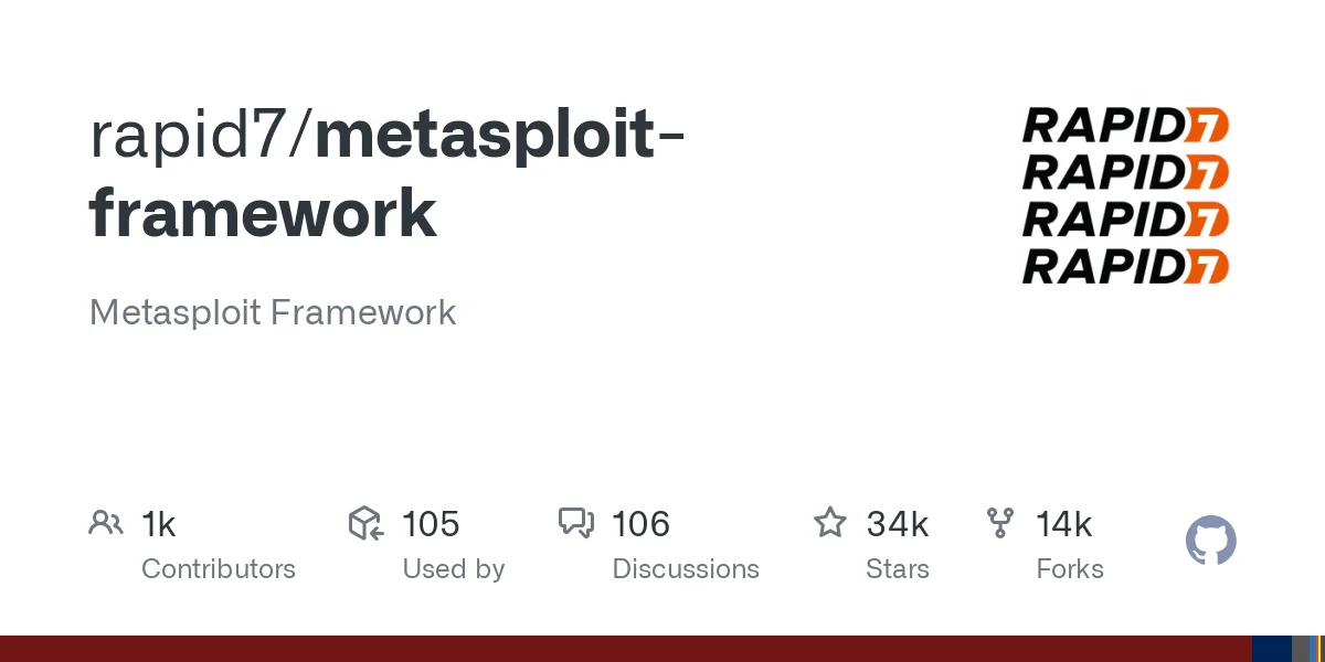 Metasploit framework for conducting exploits in penetration testing