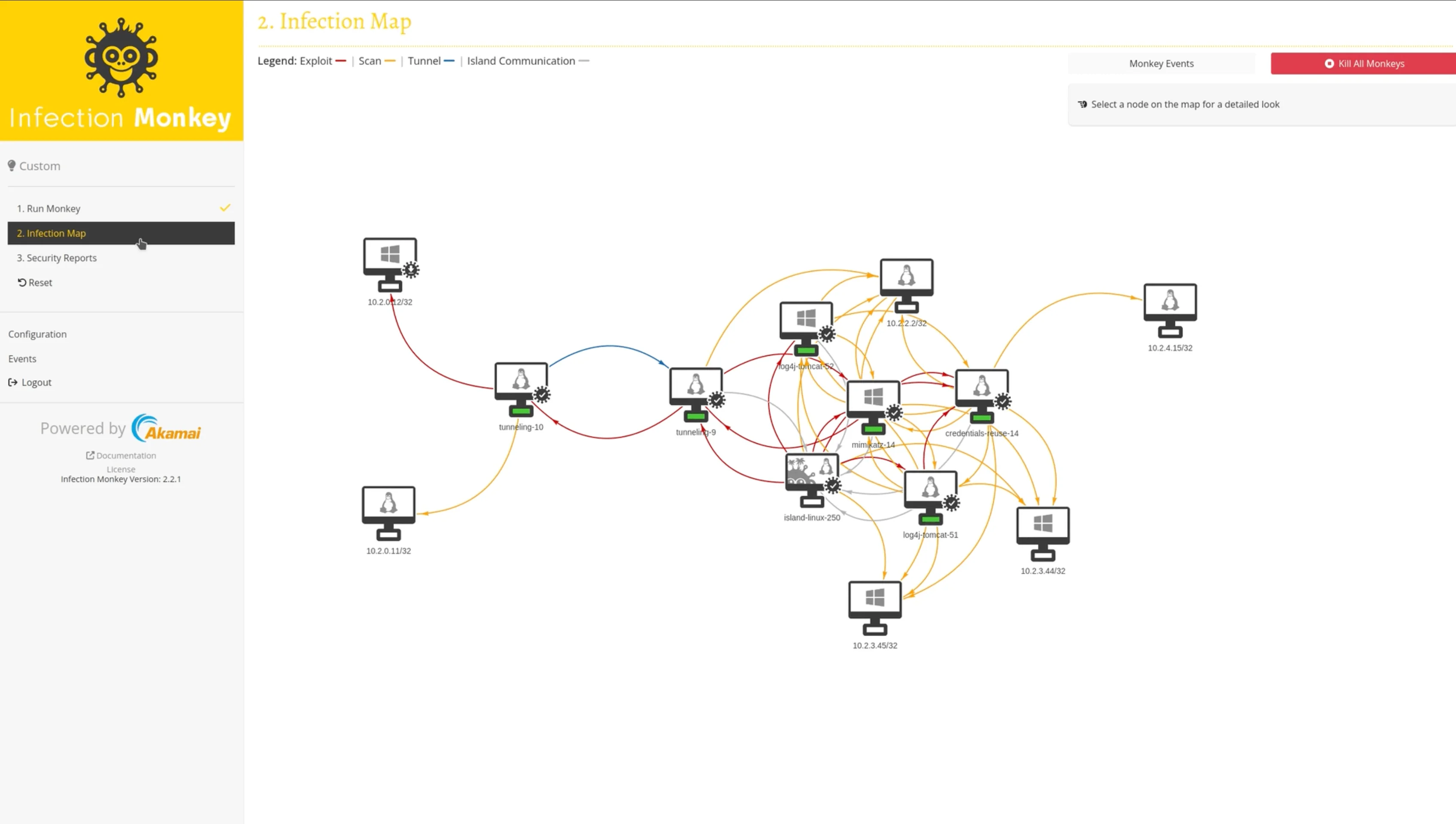 Infection Monkey is an open-source platform that simulates adversarial behavior to identify vulnerabilities and improve network defenses.