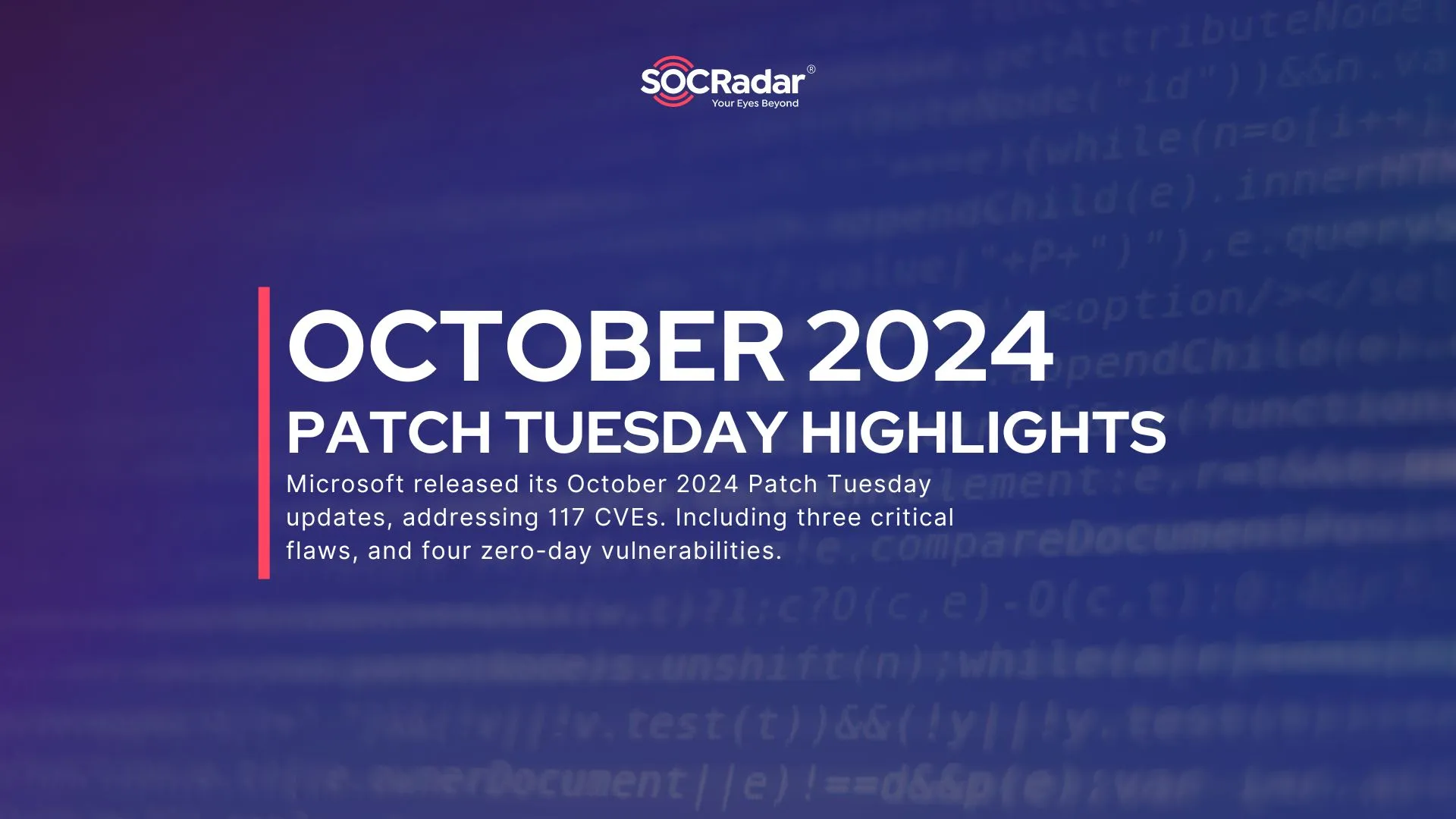 October 2024 Patch Tuesday Update Microsoft Fixes 117 Vulnerabilities