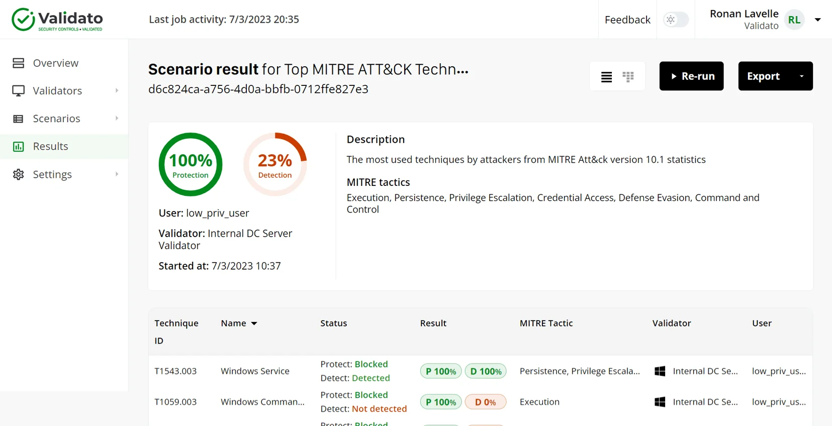 Validato simplifies automated threat testing while ensuring comprehensive security control validation.